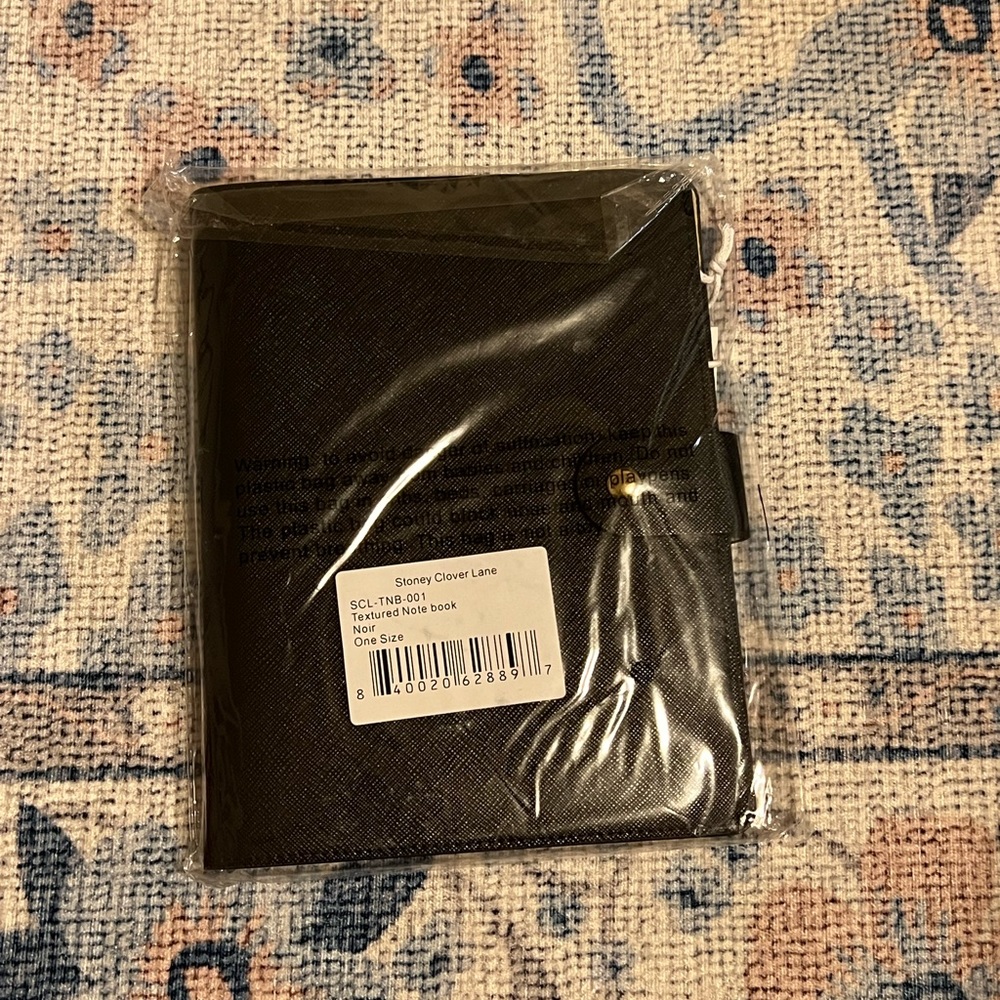 Stoney Clover Lane Black Notebook